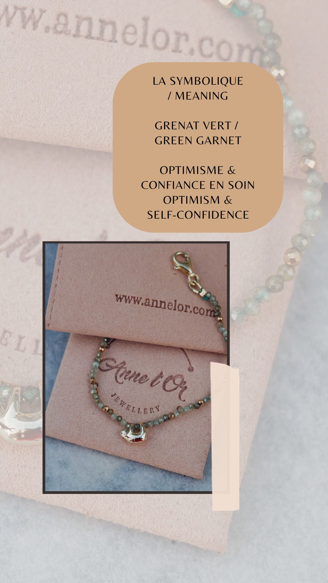 Symbolique du Grenat Vert - Optimisme et Confiance en soi